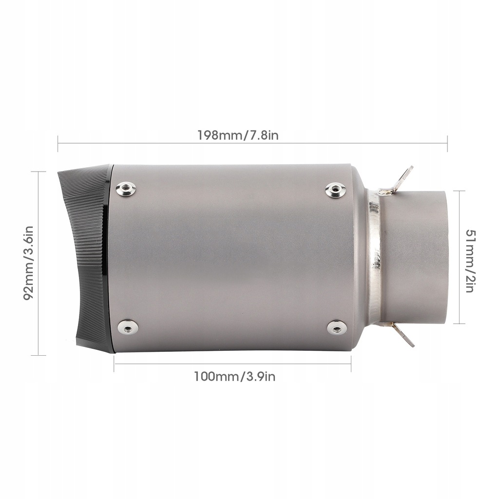 фото №8, 51mm труба выхлопная motocykla tytanowa труба