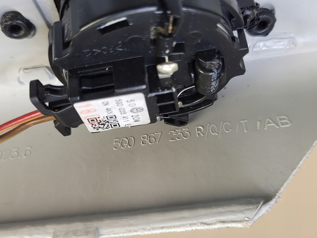 фото №12, Защита обшивка стойка a левый перед динамик vw golf vii 7 5g оригинальный номер eu