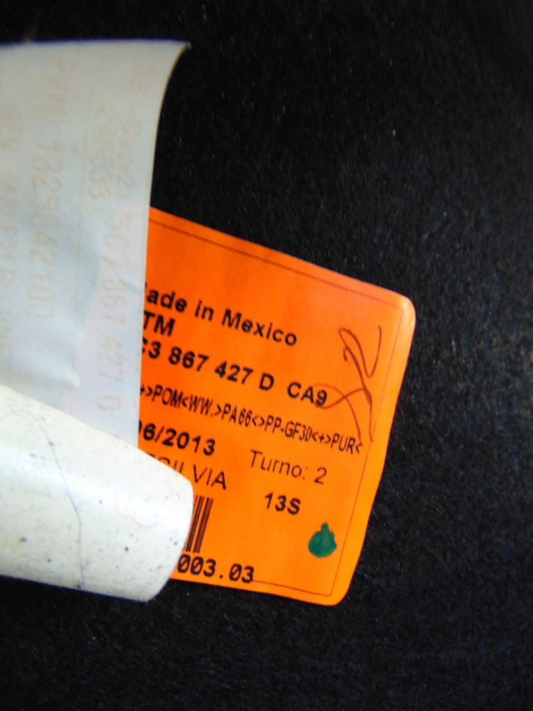 фото №5, Vw beetle 5c3 обшивка багажника захист обшивка