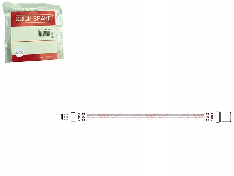 фото №1, Quick brake 37.039 шланг тормозной гибкий
