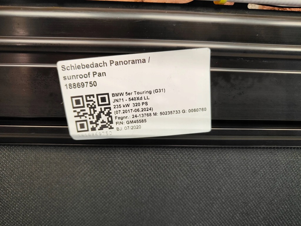 фото №8, Люк панорама скляний дах bmw g31 touring 8070628