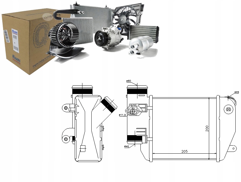 фото №1, Інтеркулер audi a6 a6 allroad 2.7d/3.0d 05.04-08.