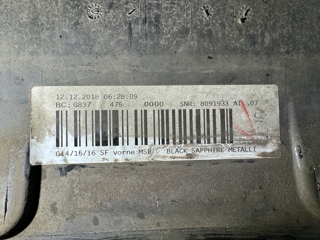 фото №7, Bmw 8 g14 g15 g16 mpakiet бампер передній