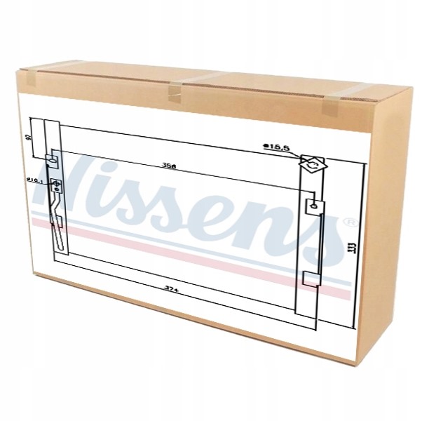 фото №1, Радиатор кондиционера do honda concerto 1.6