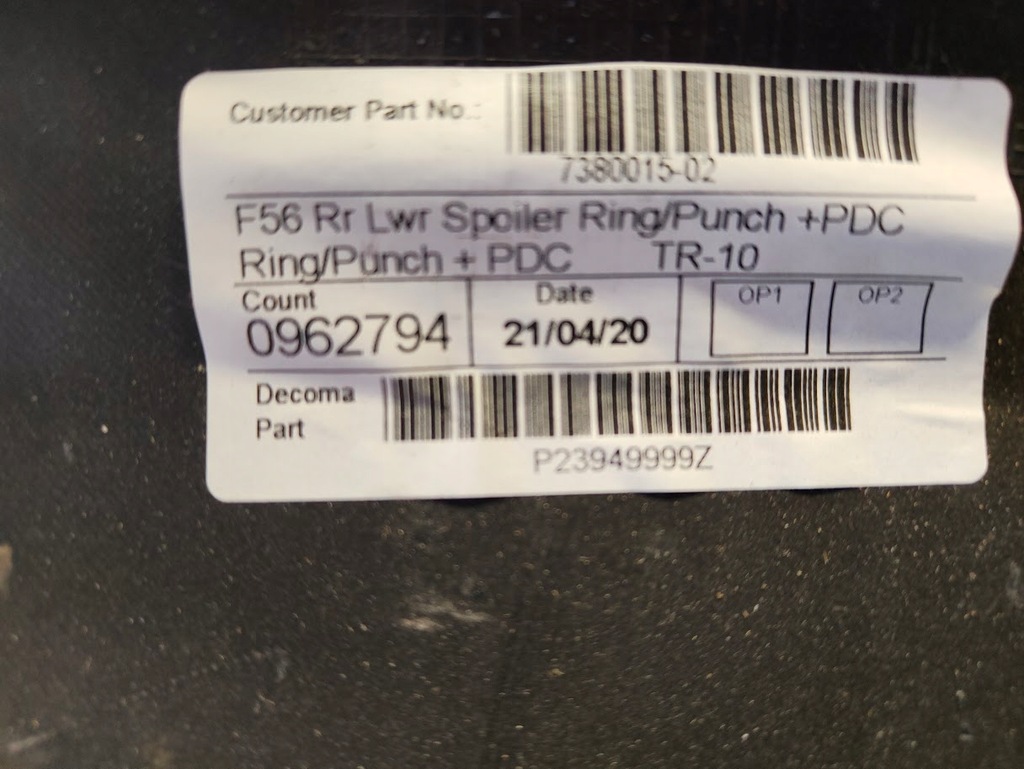 фото №8, Mini cooper one f56 14- бампер задній накладка 7302548