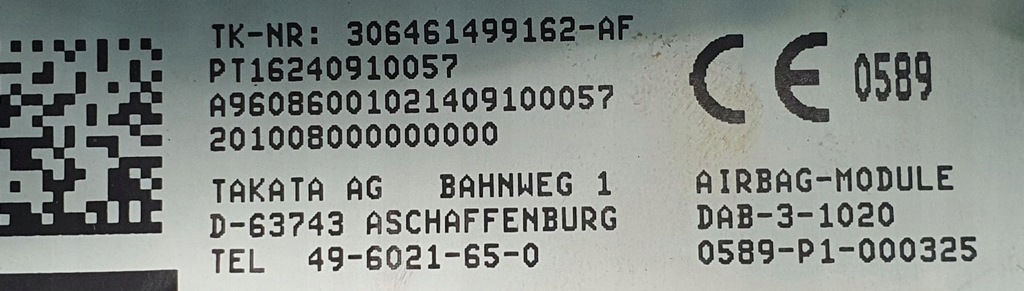 фото №8, Подушка подушка безпеки водія mercedes actros mp4