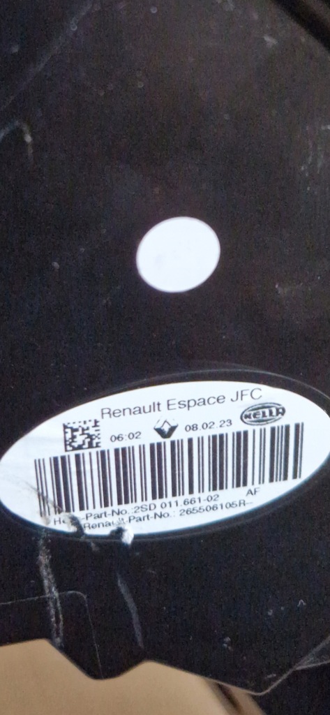 фото №5, Renault espace v лампа задня задня права