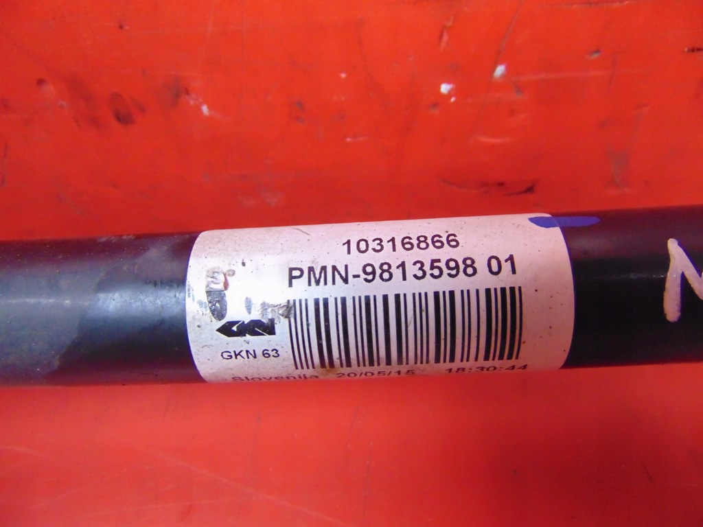 фото №5, Mini r60 10- 1.6 d привідний вал права задня задня 9813598