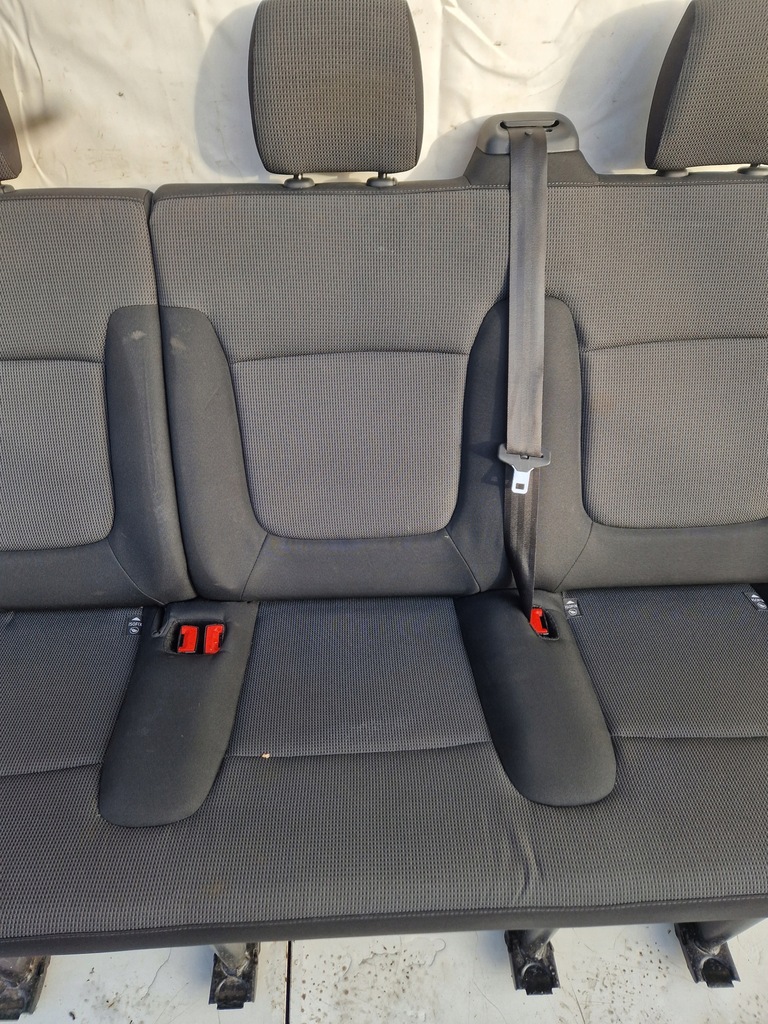 фото №10, Talento vivaro trafic b nv300 сидіння сидіння заднє сидіння kpl 1+2+3