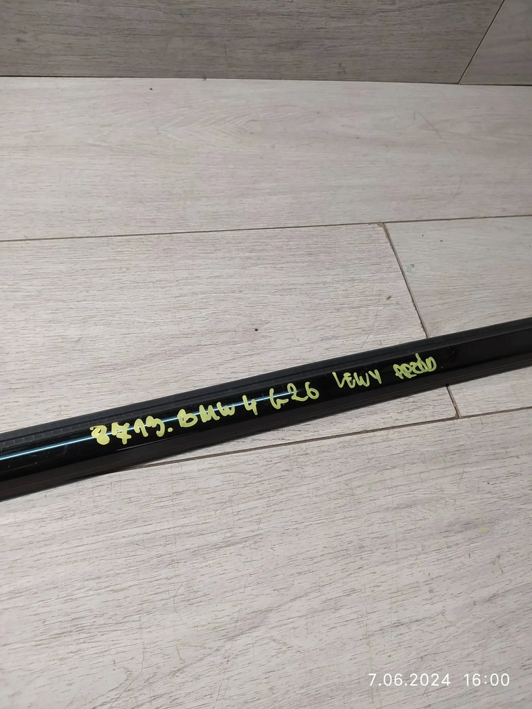 фото №7, 8713. bmw 4 g26 молдинг уплотнитель левый перед 7482959