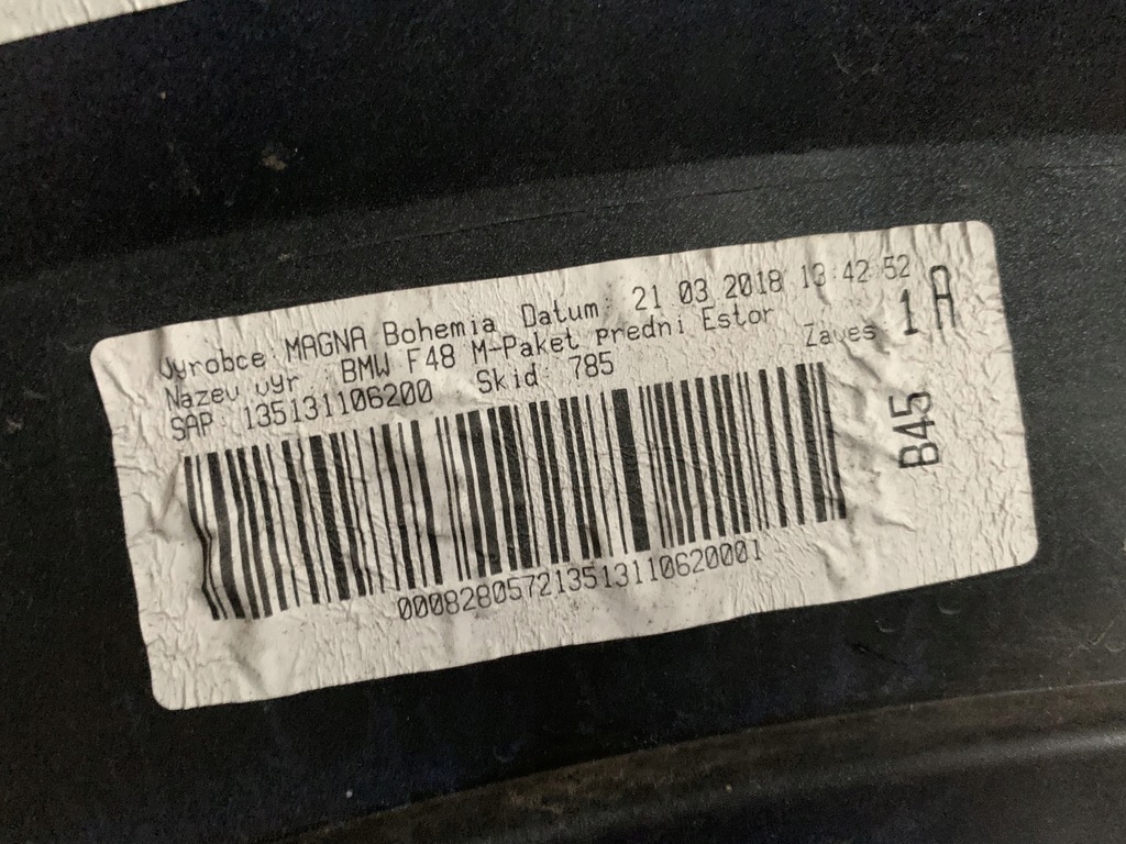 фото №8, Bmw x1 f48 mpakiet бампер передній