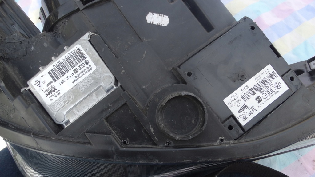 фото №11, Модуль левый правый afs поворота bi-xenon 7l6941329a do vw eos passat phaeton