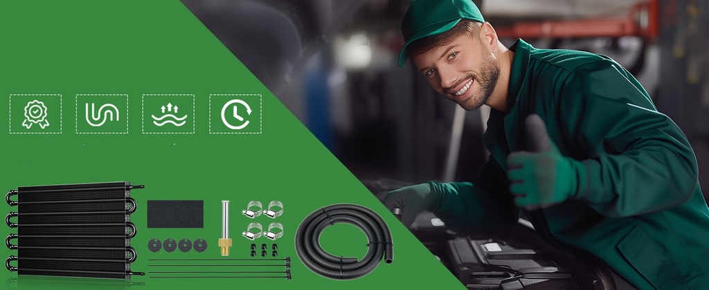 фото №16, Радіатор оливи uniwersalnyna підсилювача коробки передач диференціала 8 rzędów