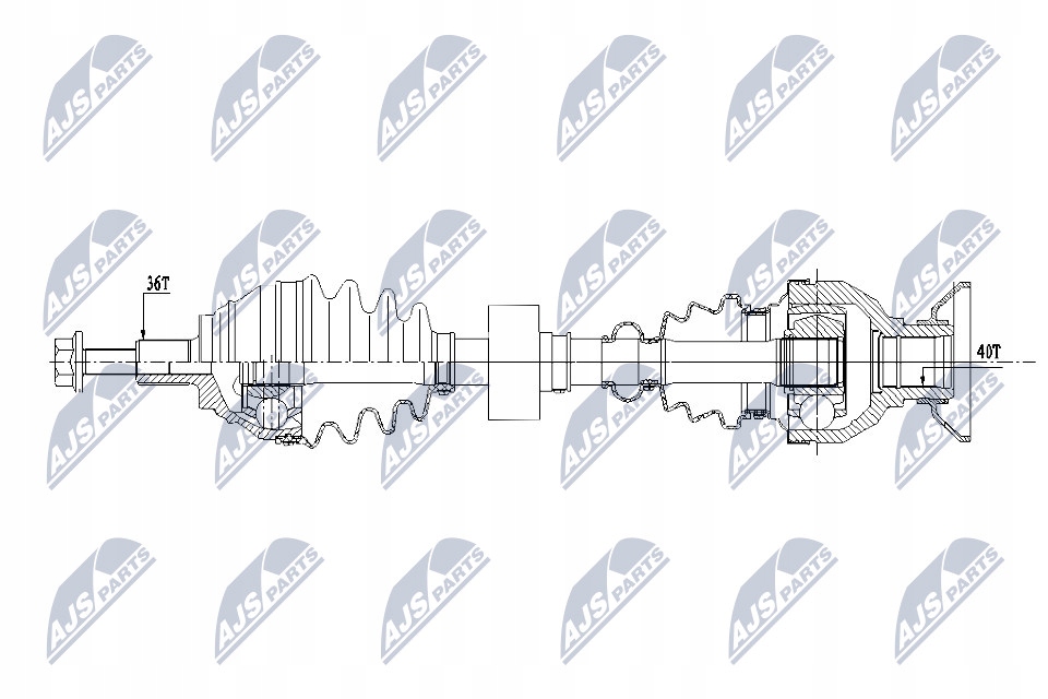 фото №1, Nty npw-vw-157 wał приводной