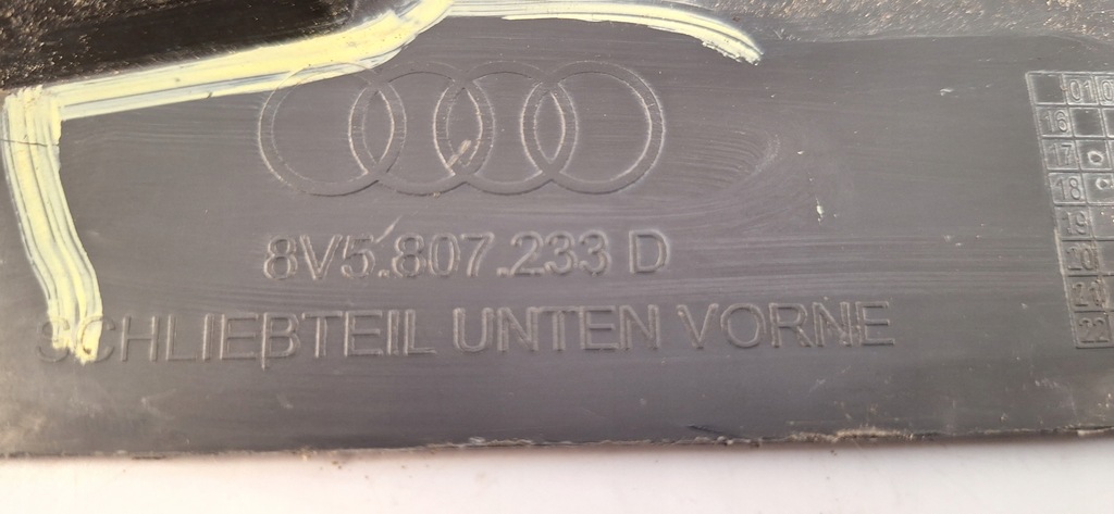 фото №9, Audi rs3 8v5 lift усилитель бампера перед 16-20r