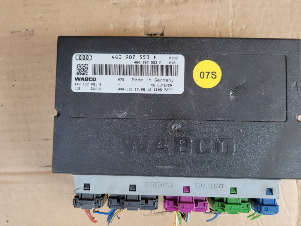 фото №1, Модуль блок управления подвеска wabco 4g0907553f a4 a6