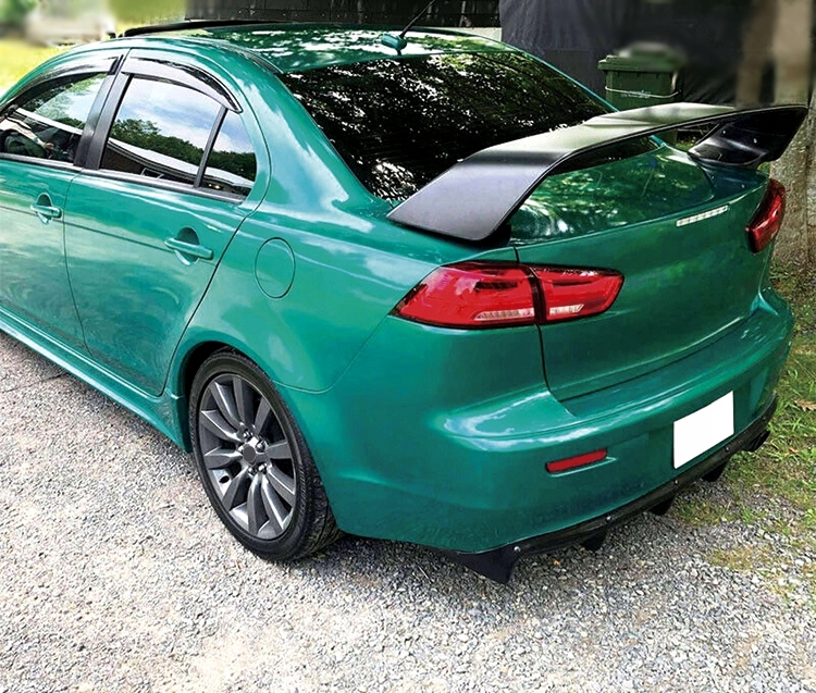 фото №9, Mitsubishi lancer evo x спойлер спойлер крыло evo x lancer чёрный блеск