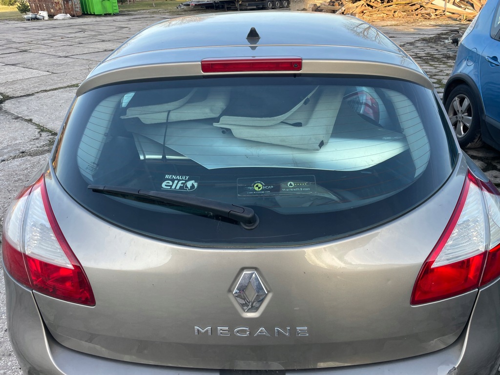 фото №1, Крышка багажника задняя megane iii hb цвет tehnk