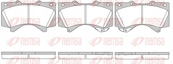 Купить Remsa 1271.02 тормозные колодки тормозные