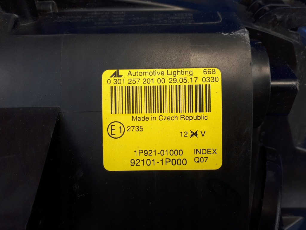 фото №11, Kia venga 2009-2014 09-14 фара лампа левая