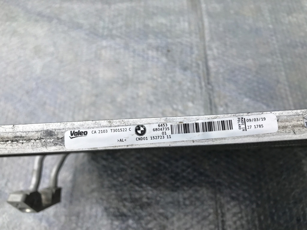 фото №3, Bmw i3 l01 радиатор кондиционера 2018-