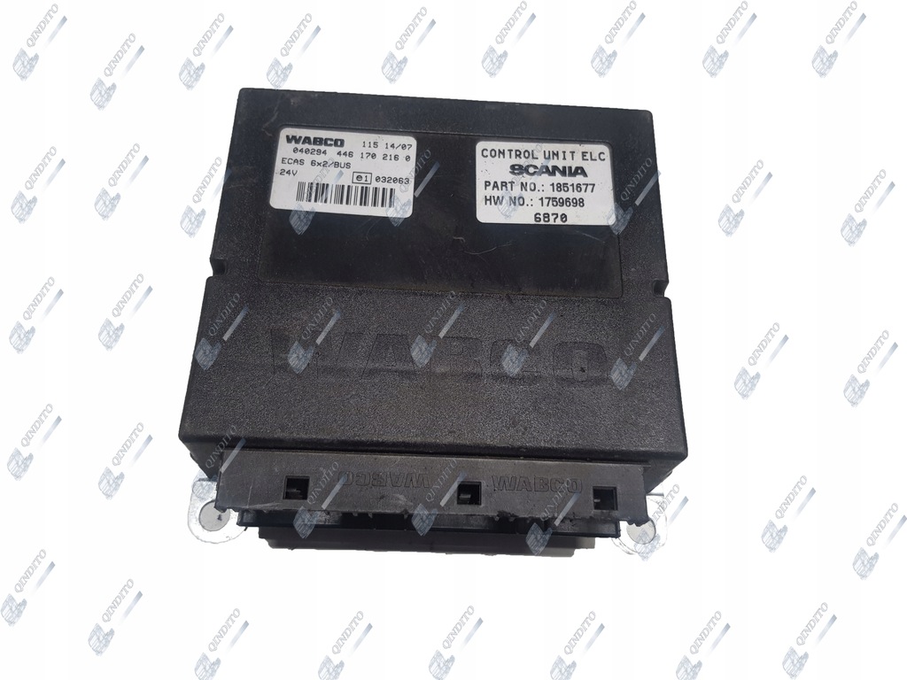 фото №1, Блок керування подушок ecas scania r 1851677