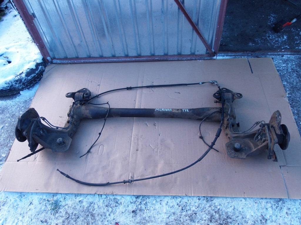 фото №1, Балка подвеска задняя pod тормозные диски opel meriva a europa