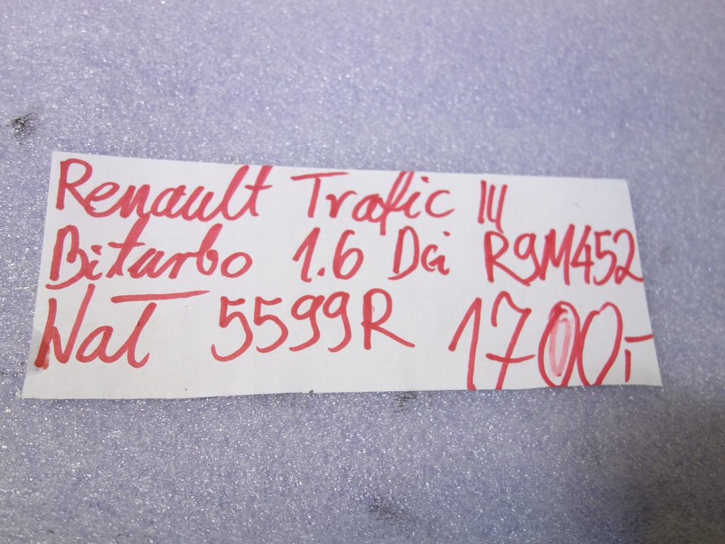 фото №8, Wał коленчатый 1.6 dci biturbo r9m452 renault trafic iii talisman vivaro b