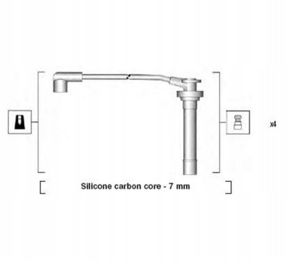 фото №1, Набір трубопровід запалювання magneti marelli 941295060855