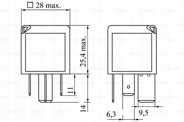Bosch блок управления система czasu накаливания 986 332 001 с Разборки