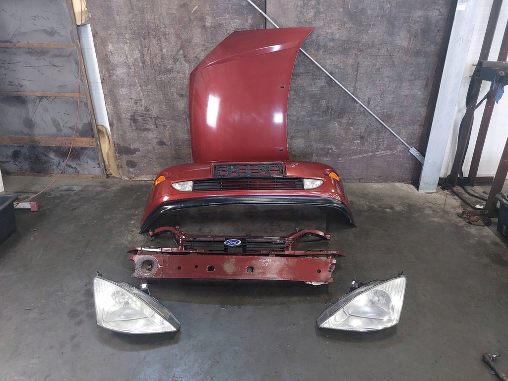 фото №1, Kompletny перед капот бампер лампы focus mk1 p8