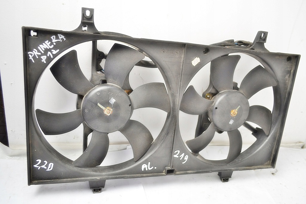 фото №1, Nissan primera p12 2,2d вентилятор вентиляторы радиатор s10