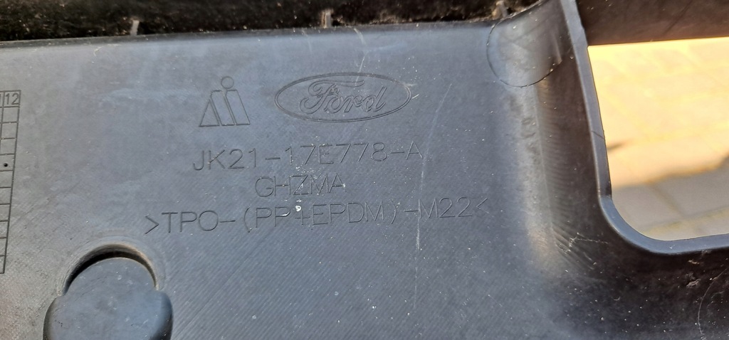 фото №7, Ford transit custom lift усилитель бампера каркас b.ładny jk21-17e778-a