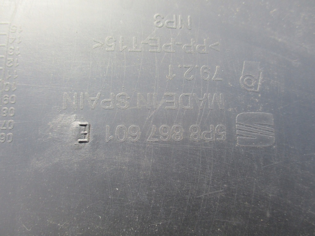 фото №10, Altea xl 2009-2014 r lift-osłona кришки оббивка з кришки 5p8867601e