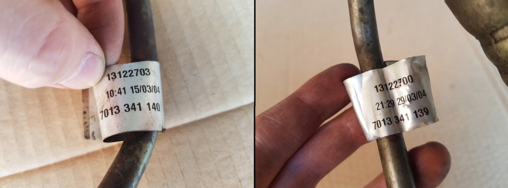 Комплект трубопровод усилителя zf opel zafira b / astra h 13122703 13122700 Киев