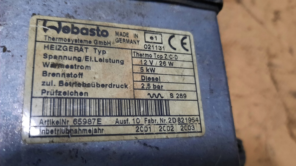 фото №5, Webasto peugeot 806 2.0d 65987e