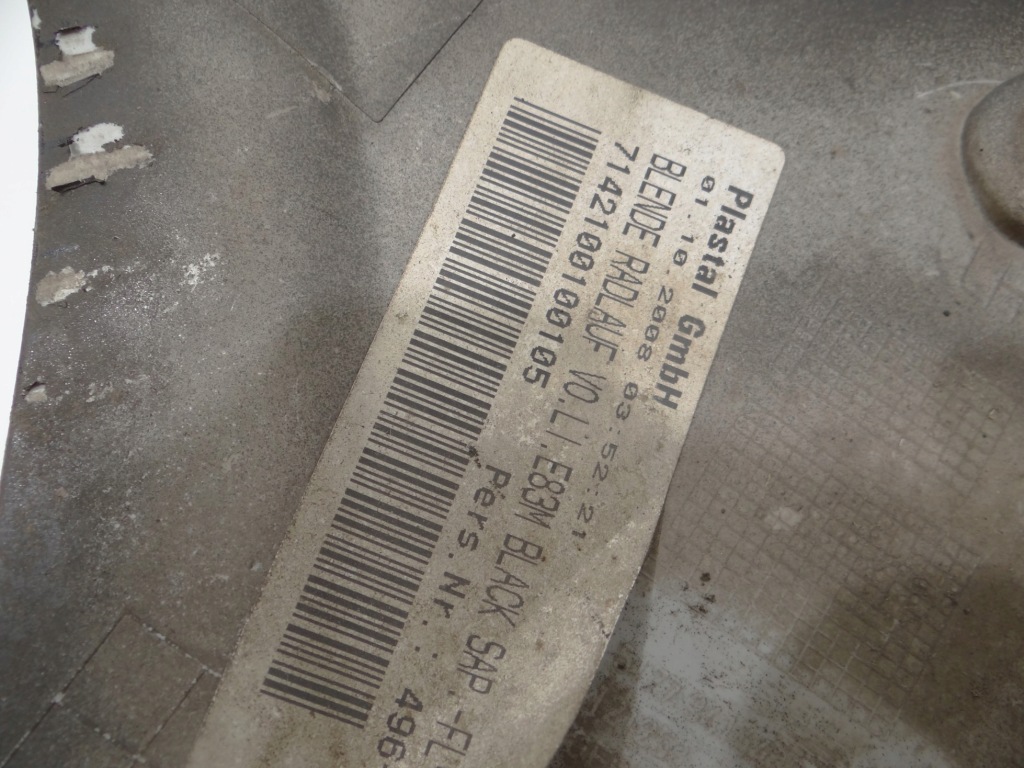 фото №11, Молдинг крила лівий перед bmw x3 e83 m набір 3414435 475