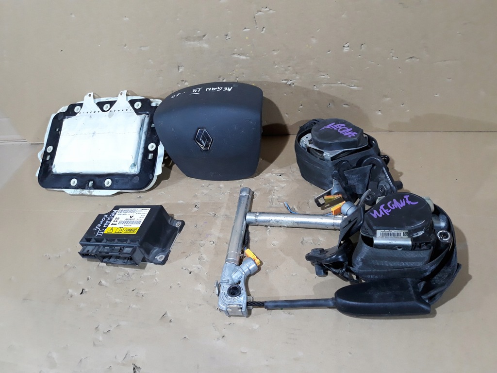 фото №4, Renault megane 3 09- подушка безпеки ремені подушка модуль