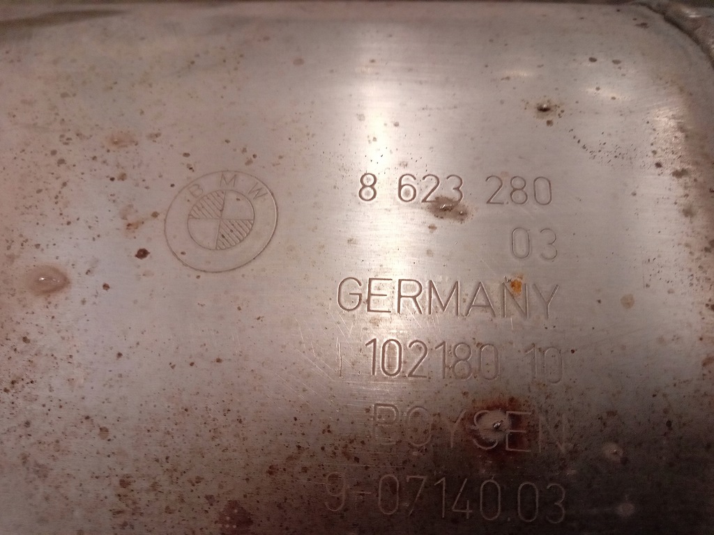 фото №5, Bmw 3 gt f34 2.0 гасник вихлоп 7602286