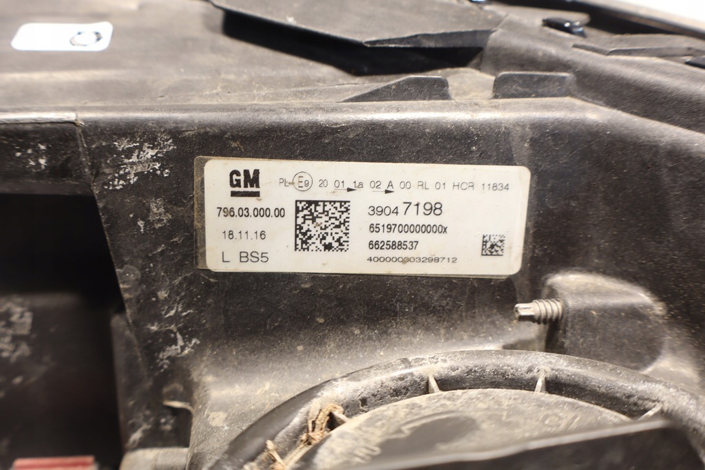 фото №9, Лампа левая передняя opel astra k хэтчбек