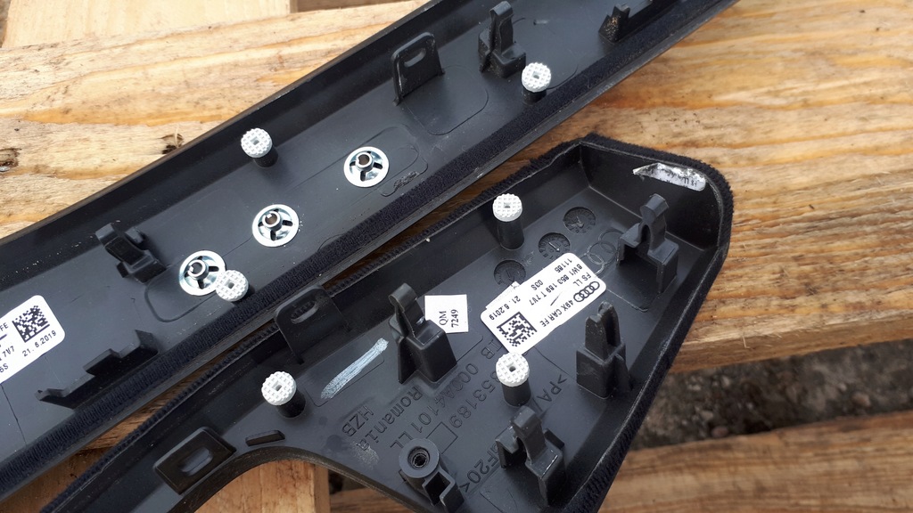 фото №13, S4 b9 a4 8w накладки декоры карбон дверь панели eu