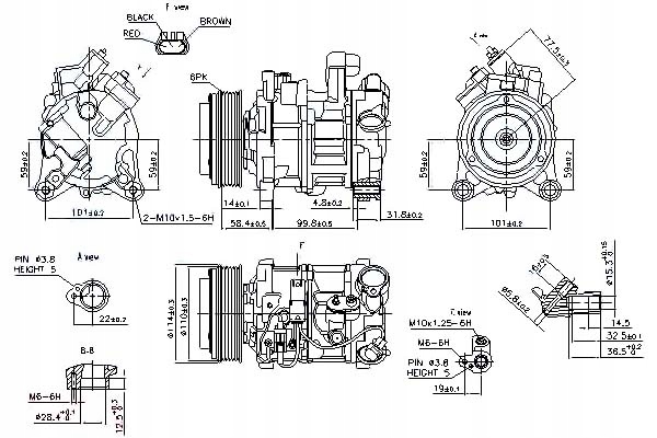 фото №1, Nissens компресор кондиціонера bmw 5 f10 5 f11