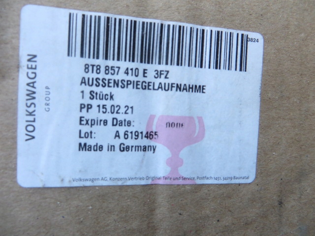 фото №8, Audi a5 8t 8t8 дзеркало праве 14 pin каркас