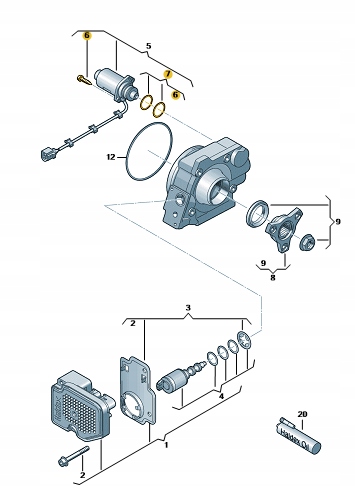 фото №9, Набір ремонтний насоса haldex 0ay598305 оригінал