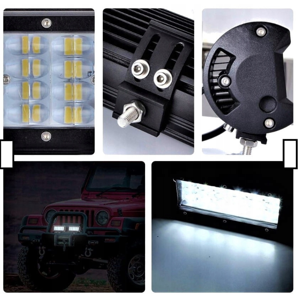 фото №3, Набір протитуманних фар лампа drogowa led робоча автомобільна дальнє протитуманна фара