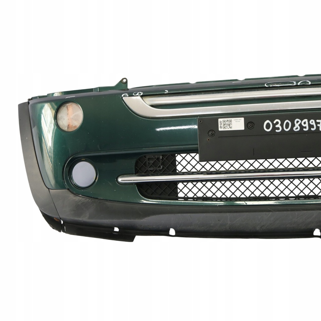 фото №2, Mini r50 r52 бампер передний british racing green зелёный - 895