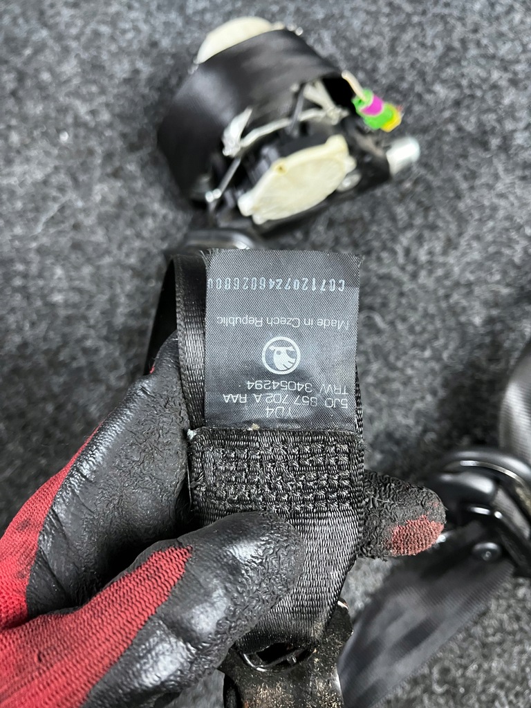 фото №12, Комплект подушек air bag ремни безопасности skoda roomster 5j1880202a