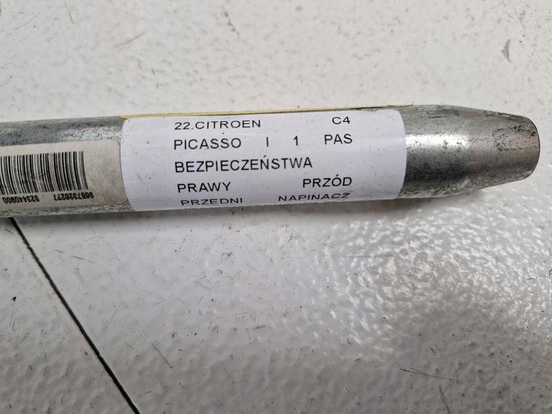 фото №12, Citroen c4 picasso i 1 pas безопасности правый перед передний натяжитель