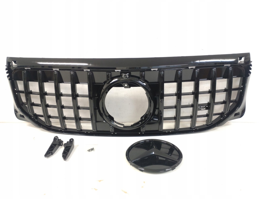 фото №7, Новий решітка радіатора решітка радіатора радіатора mercedes glb lift x247 gt full black 2023-