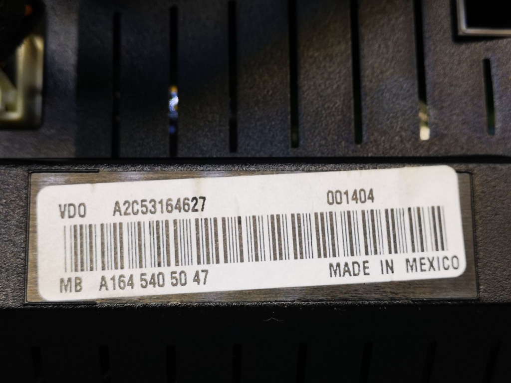 2006 mercedes-benz ml w164 счетчик a1645402411 с Разборки